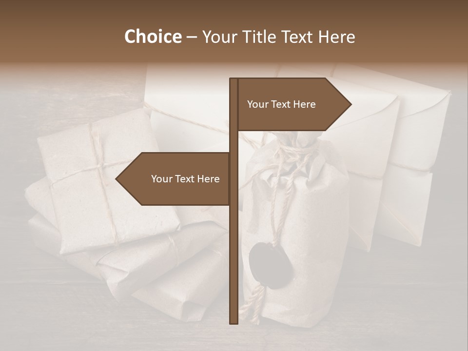Packing Package Tied PowerPoint Template