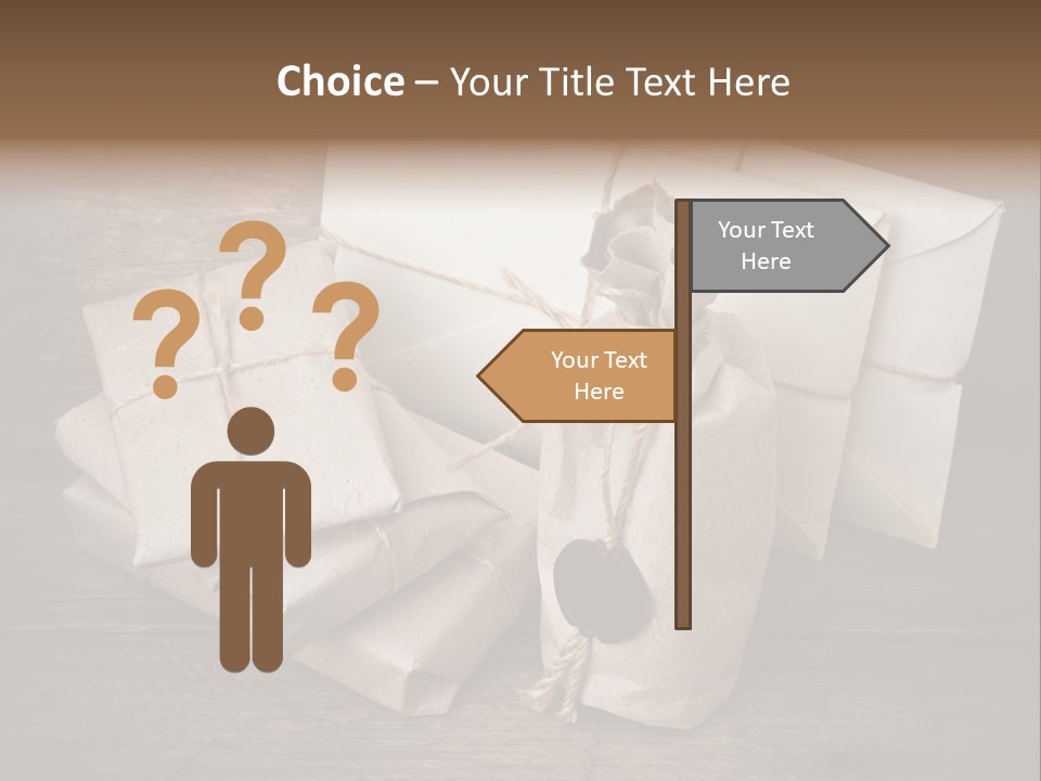 Packing Package Tied PowerPoint Template