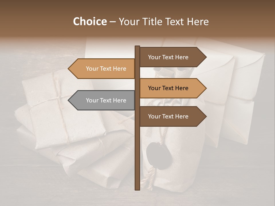 Packing Package Tied PowerPoint Template