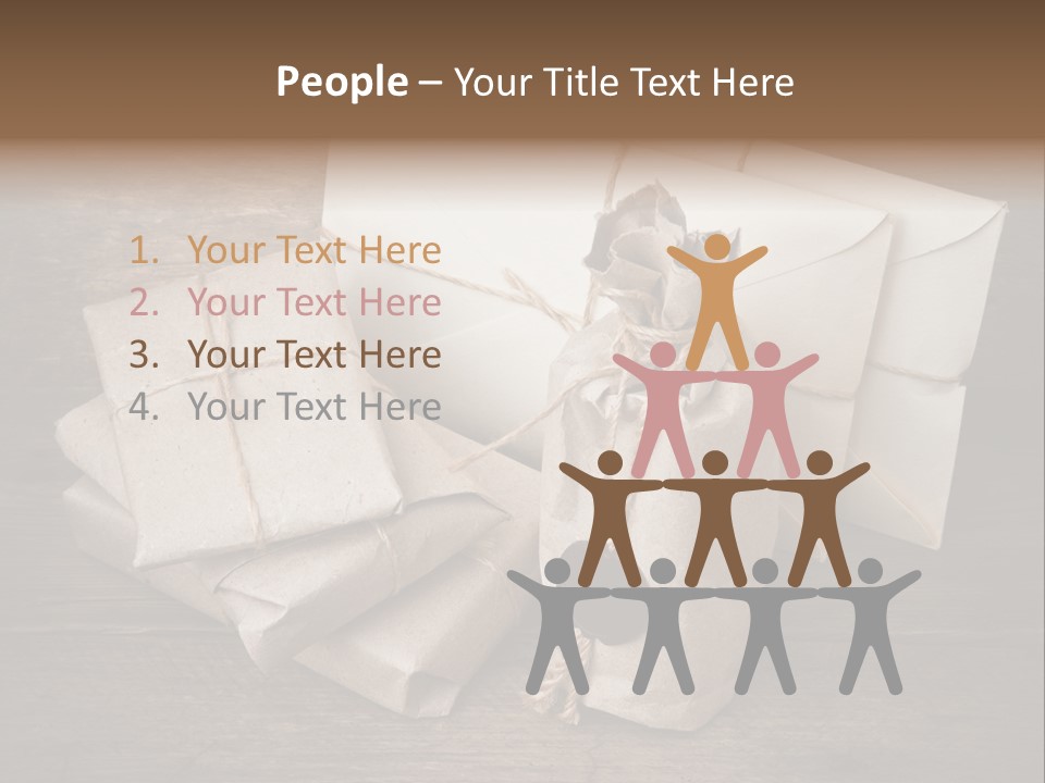 Packing Package Tied PowerPoint Template