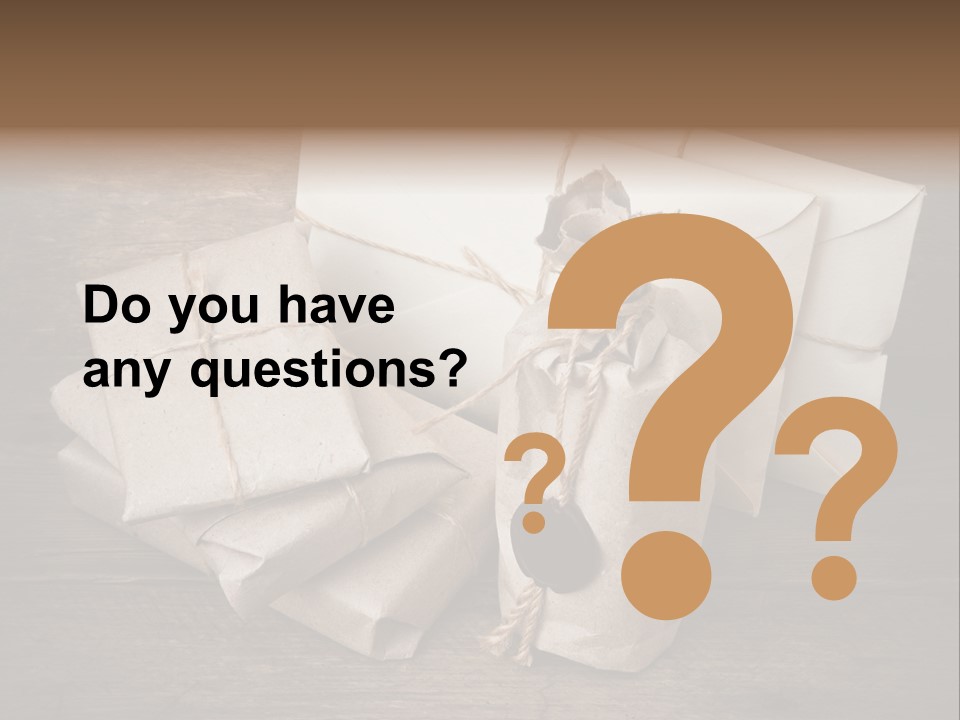 Packing Package Tied PowerPoint Template