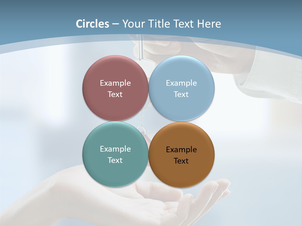 Gesture Give Buyer PowerPoint Template