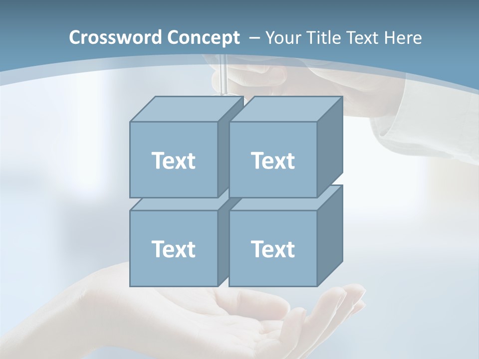 Gesture Give Buyer PowerPoint Template