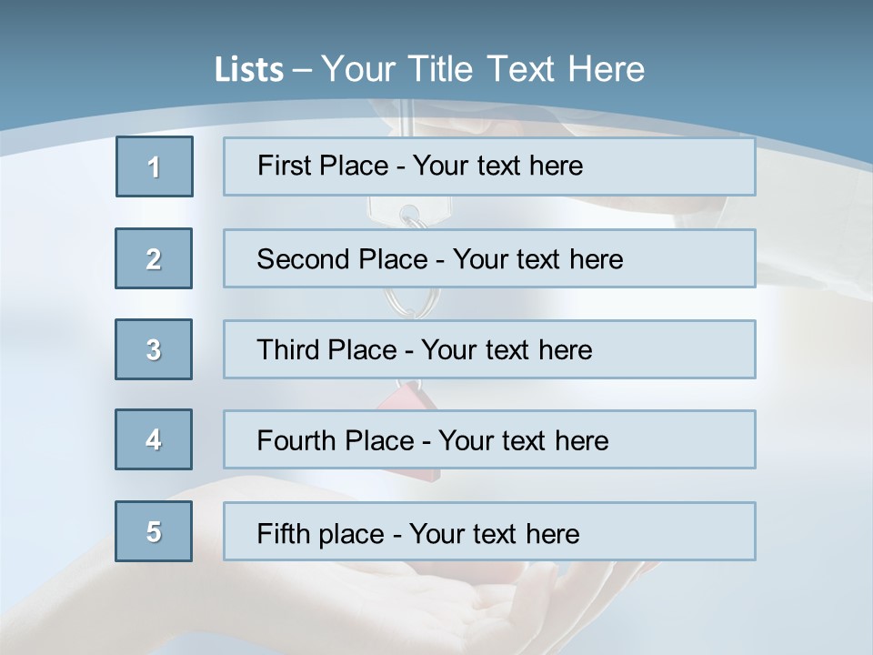 Gesture Give Buyer PowerPoint Template