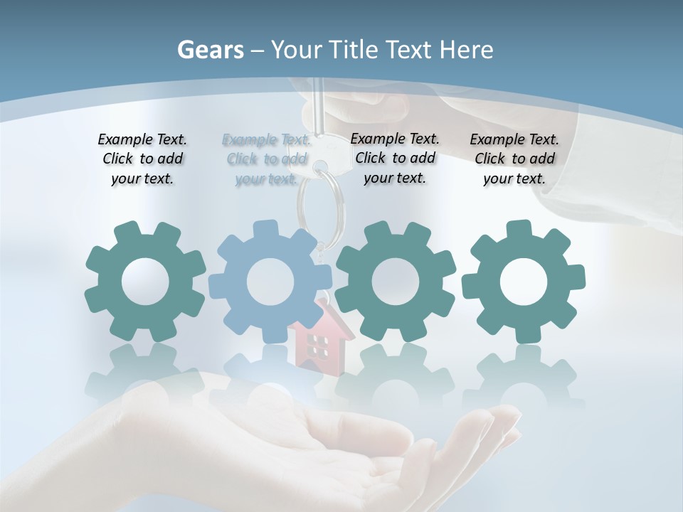 Gesture Give Buyer PowerPoint Template