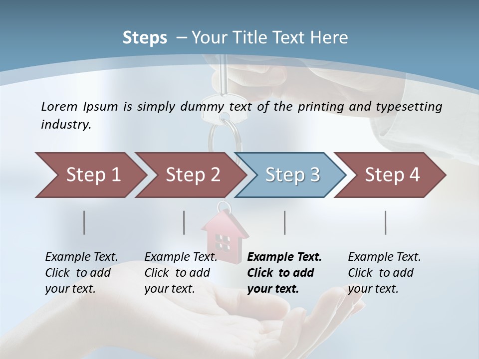 Gesture Give Buyer PowerPoint Template