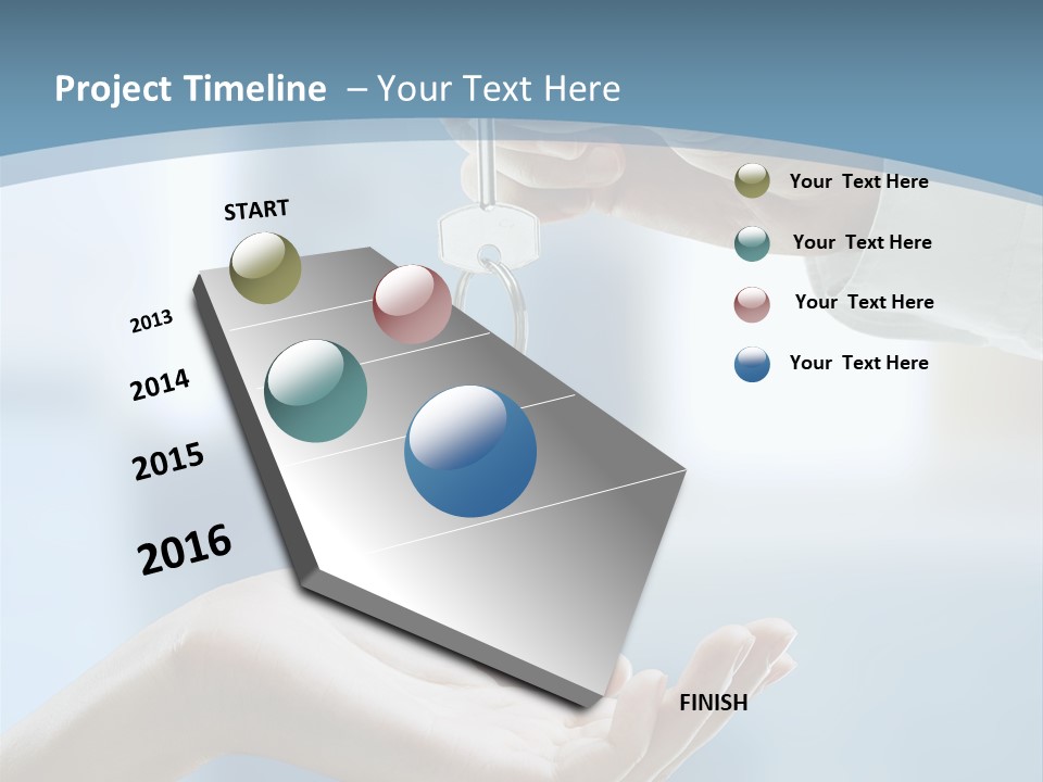 Gesture Give Buyer PowerPoint Template
