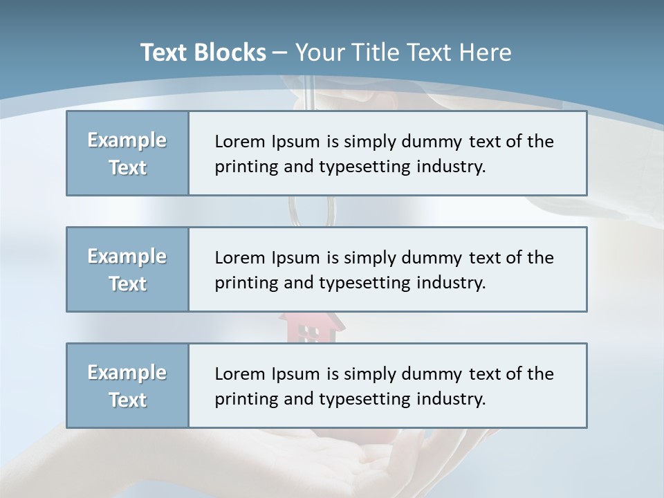 Gesture Give Buyer PowerPoint Template