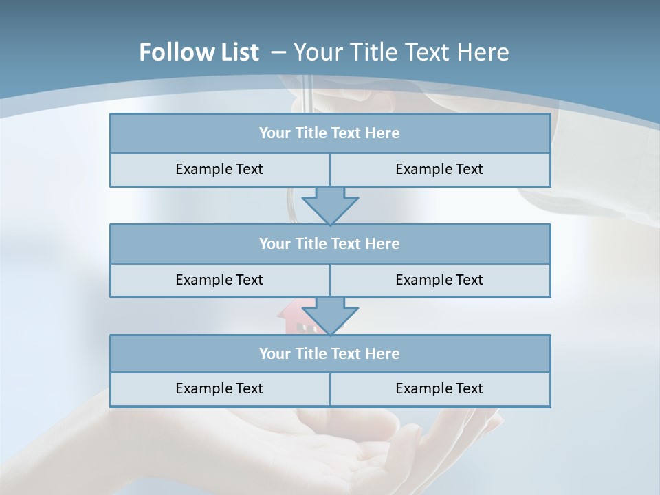 Gesture Give Buyer PowerPoint Template