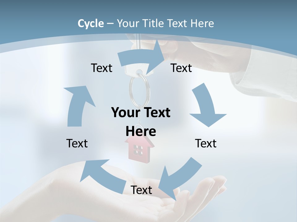 Gesture Give Buyer PowerPoint Template