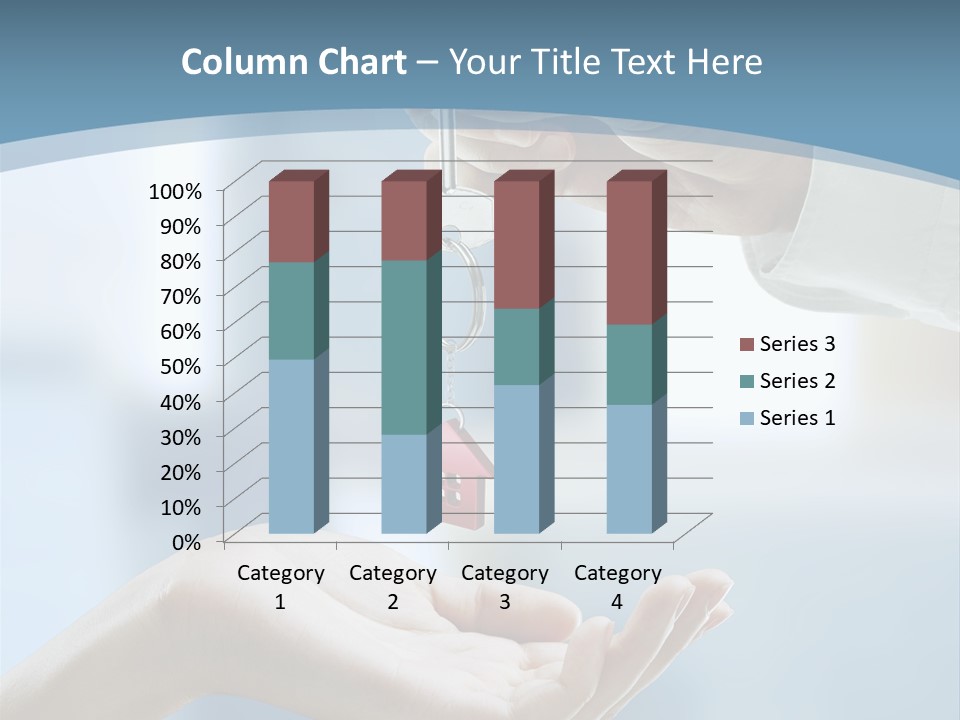Gesture Give Buyer PowerPoint Template