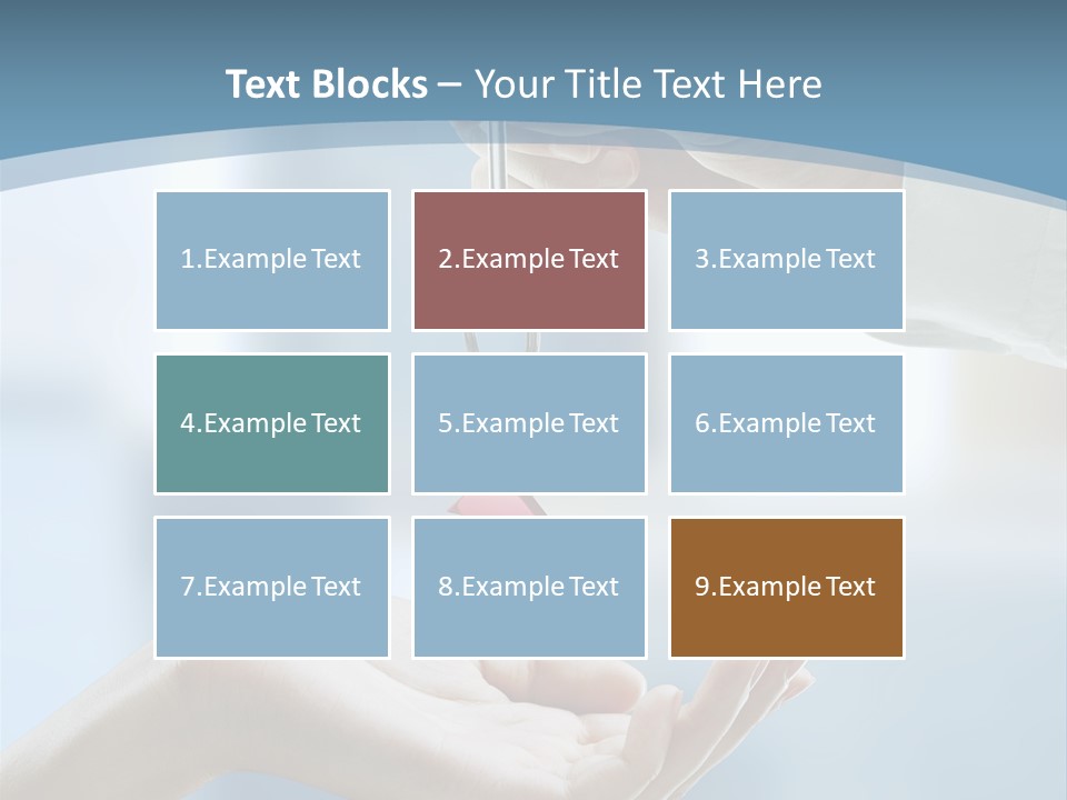 Gesture Give Buyer PowerPoint Template