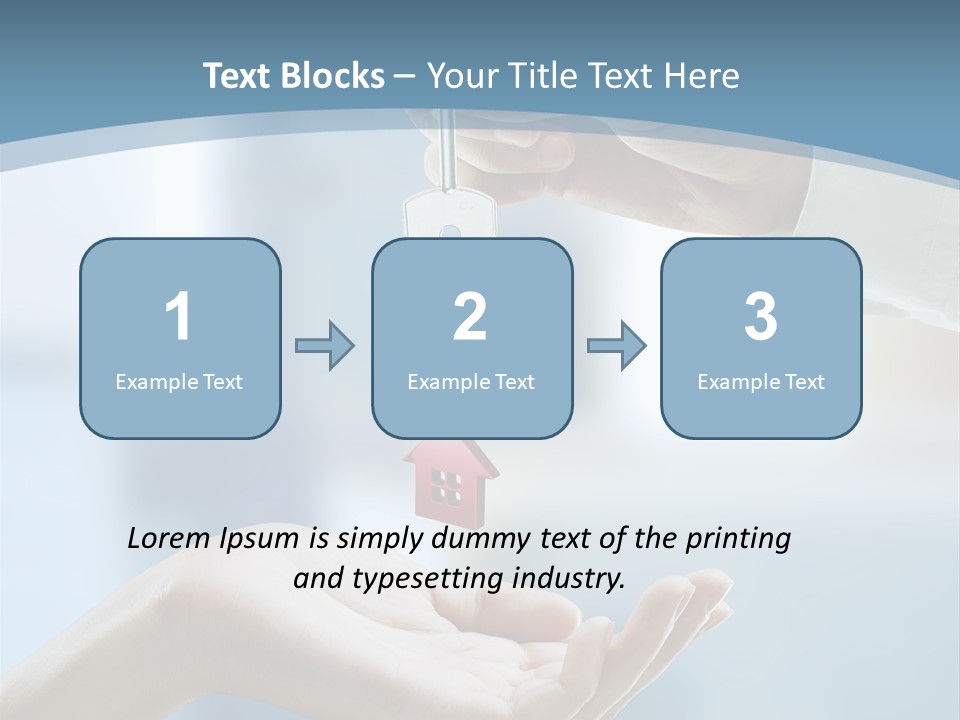 Gesture Give Buyer PowerPoint Template