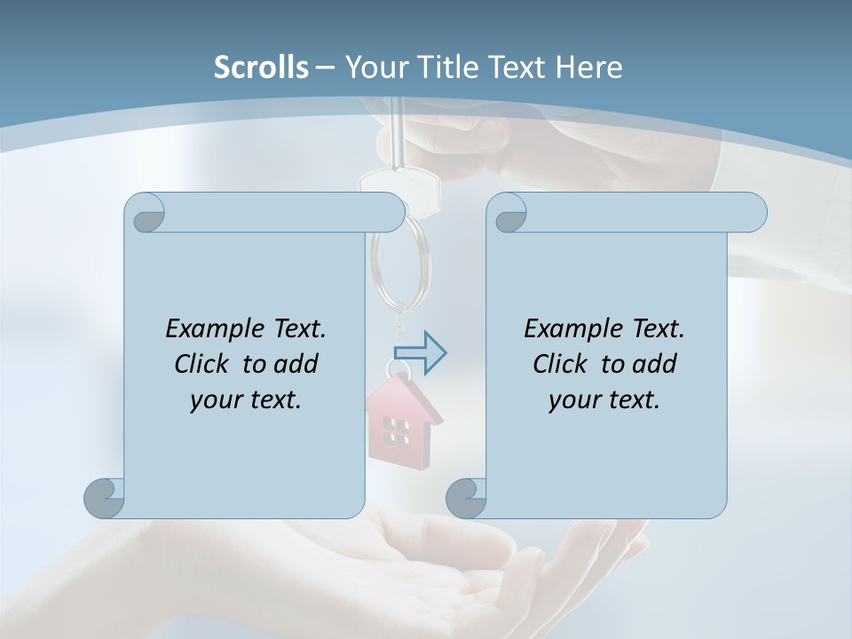 Gesture Give Buyer PowerPoint Template