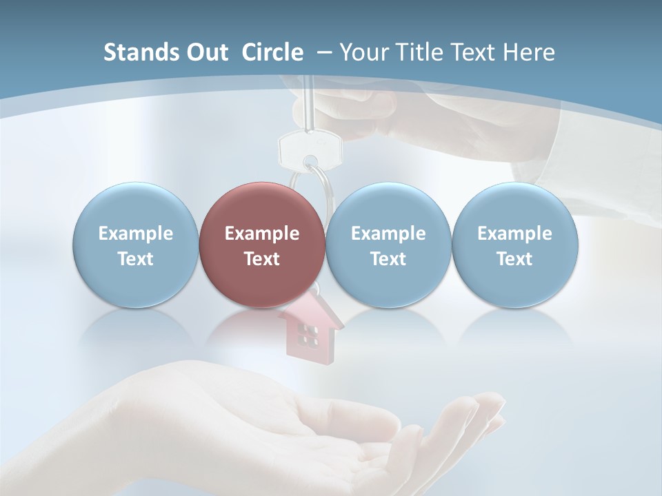 Gesture Give Buyer PowerPoint Template