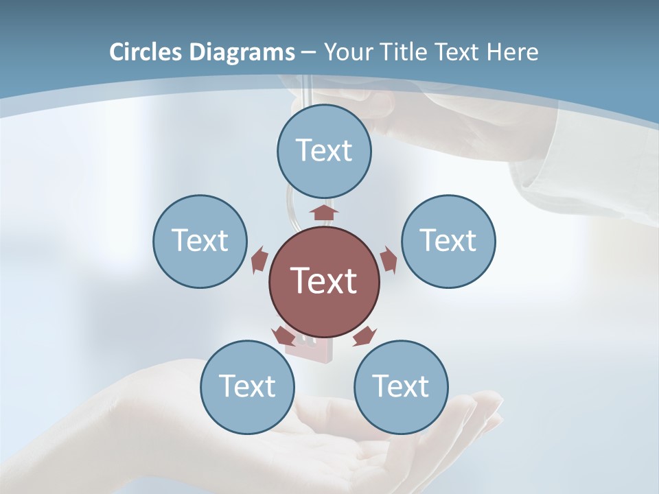 Gesture Give Buyer PowerPoint Template