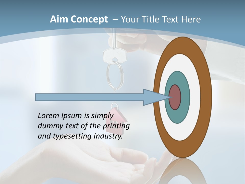 Gesture Give Buyer PowerPoint Template