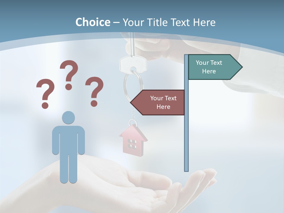 Gesture Give Buyer PowerPoint Template
