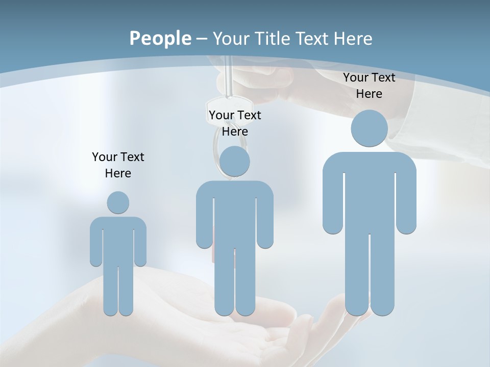 Gesture Give Buyer PowerPoint Template