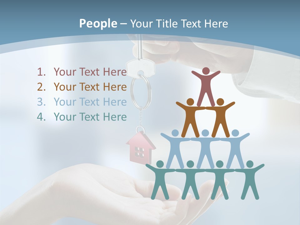 Gesture Give Buyer PowerPoint Template