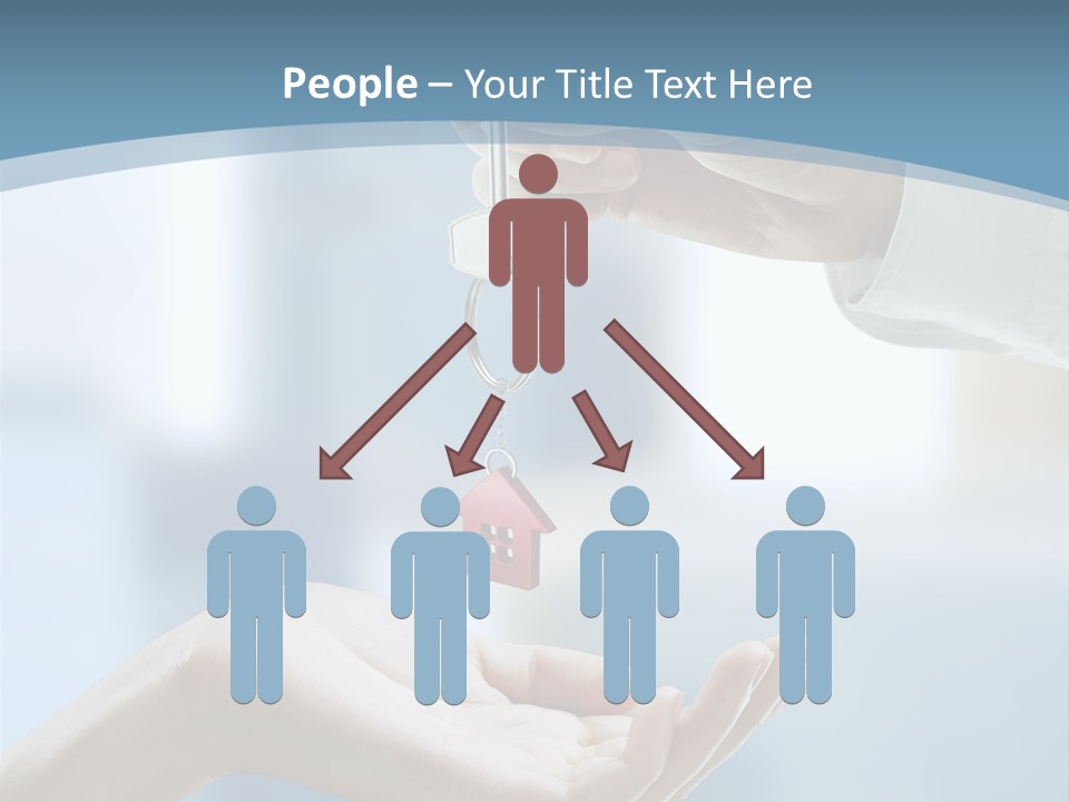 Gesture Give Buyer PowerPoint Template