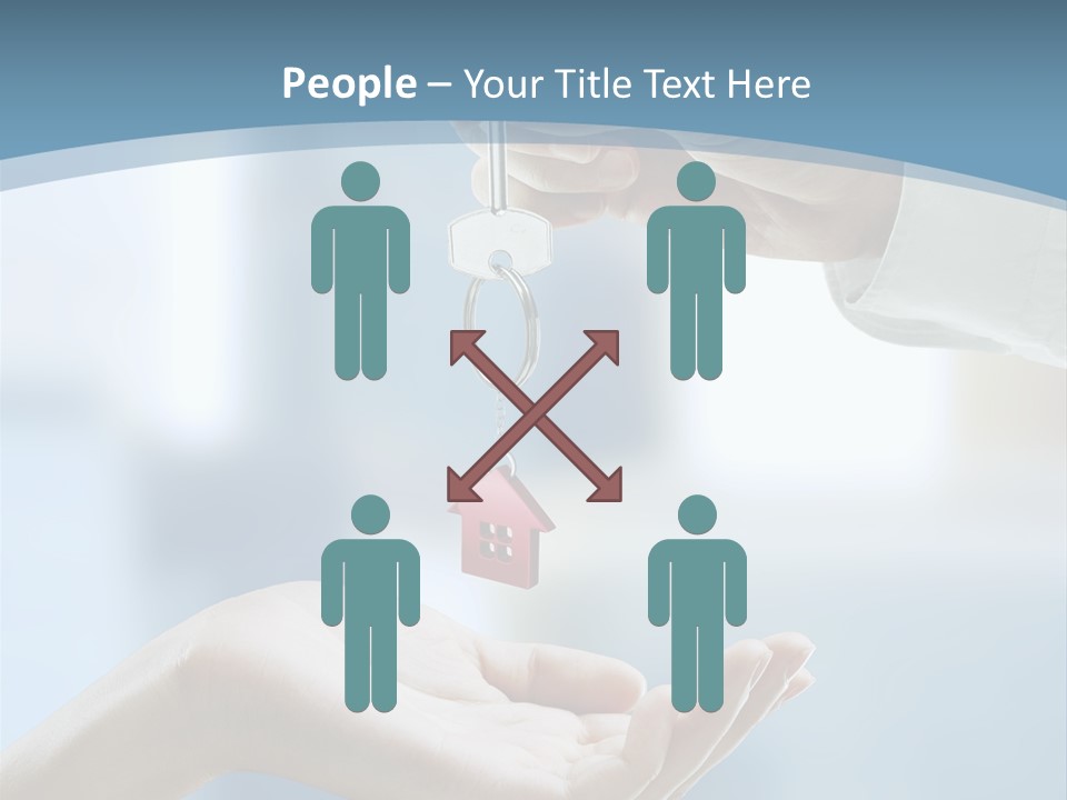 Gesture Give Buyer PowerPoint Template