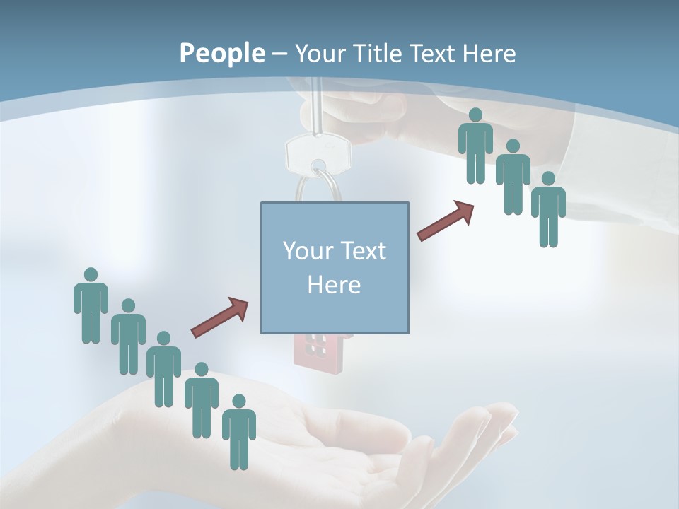 Gesture Give Buyer PowerPoint Template