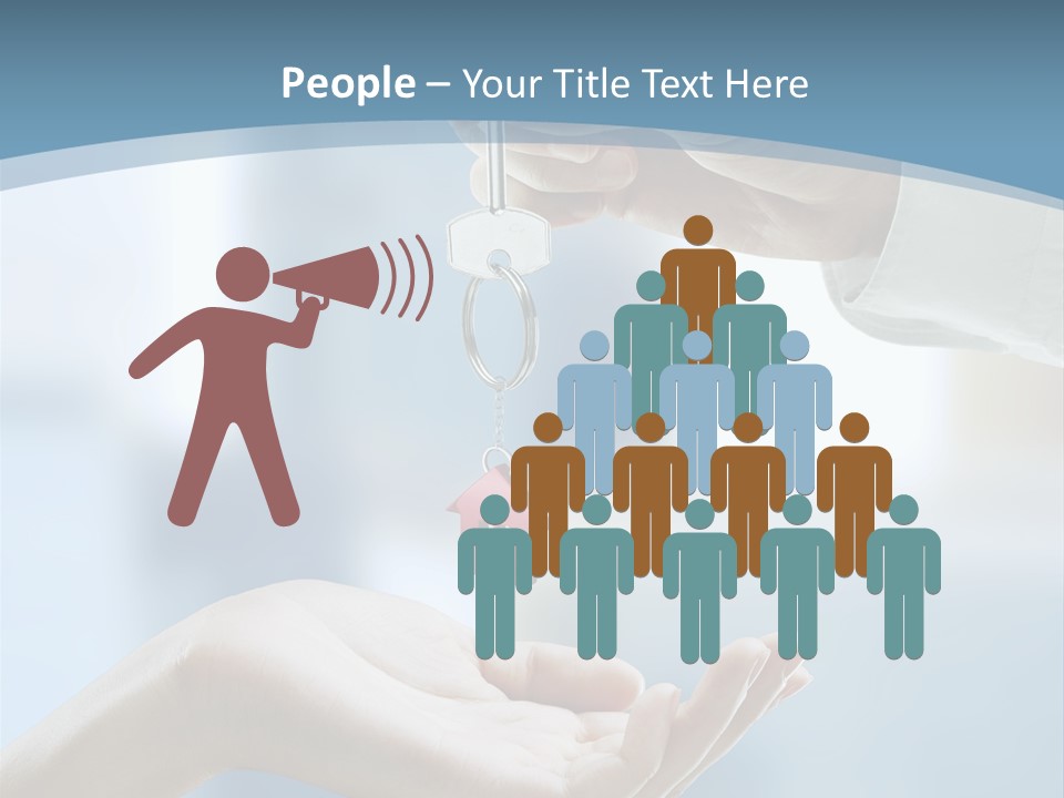 Gesture Give Buyer PowerPoint Template