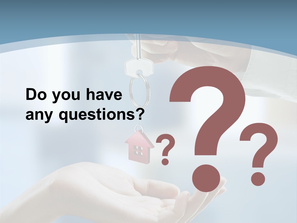 Gesture Give Buyer PowerPoint Template