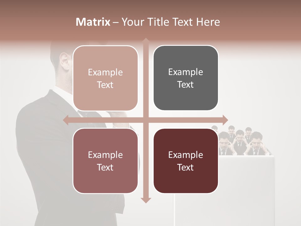 Face Mental Community PowerPoint Template