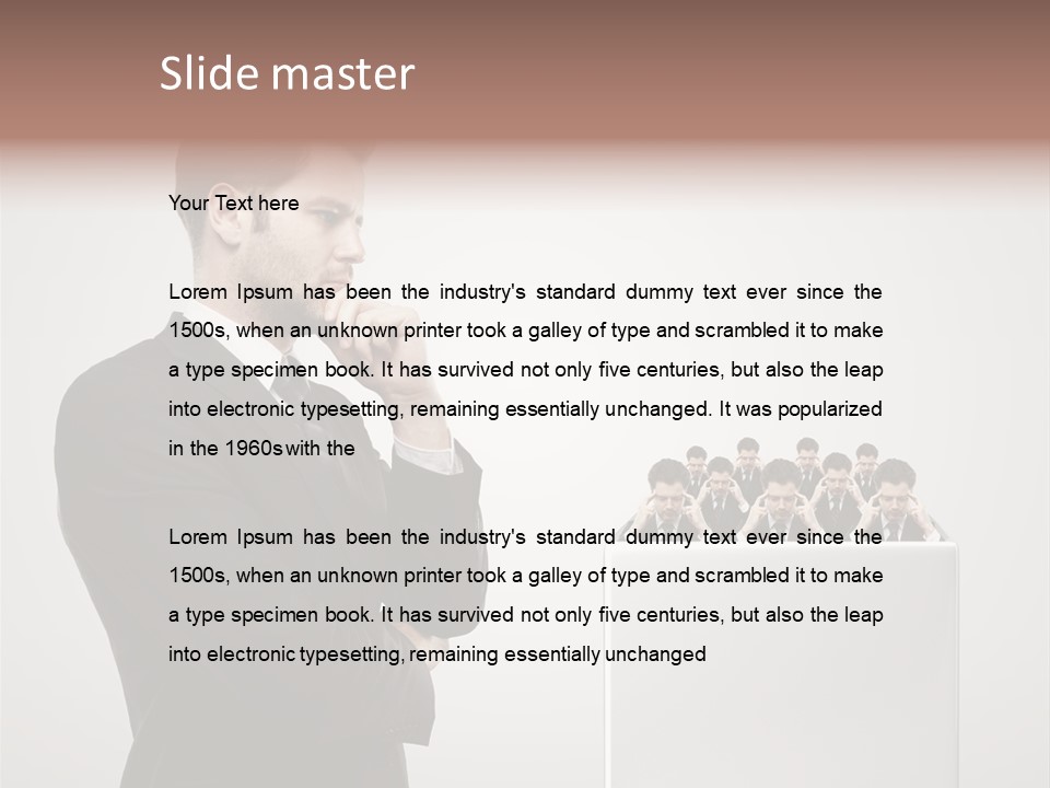 Face Mental Community PowerPoint Template