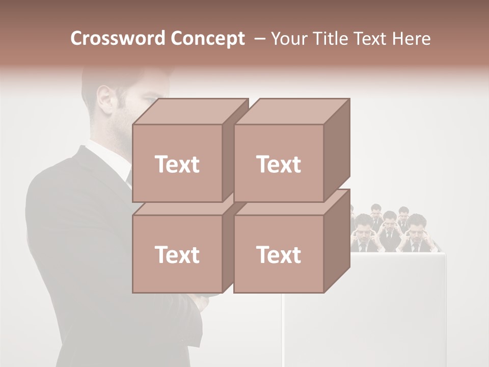 Face Mental Community PowerPoint Template