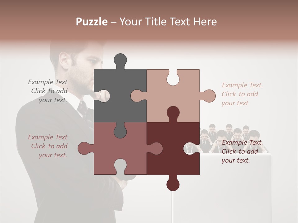 Face Mental Community PowerPoint Template