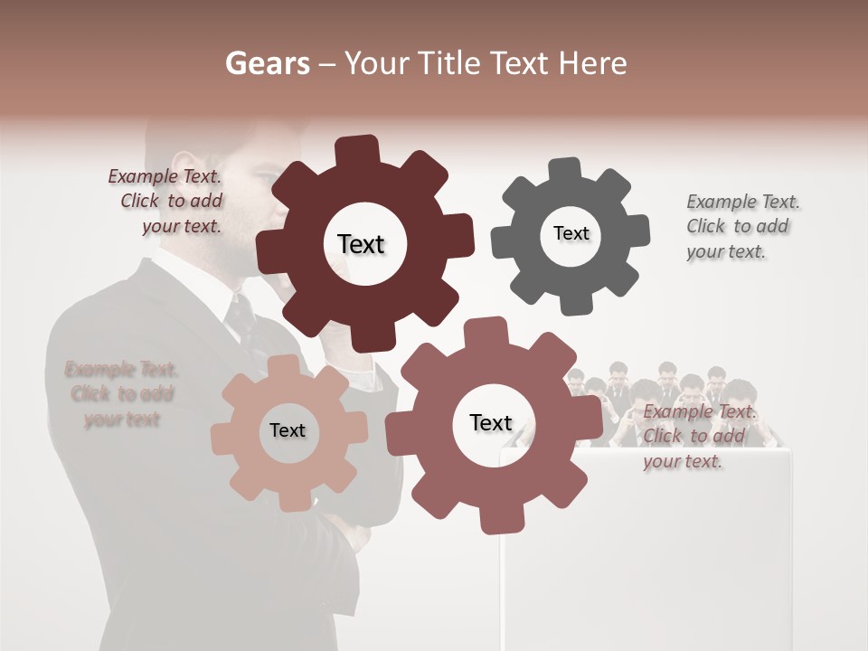 Face Mental Community PowerPoint Template