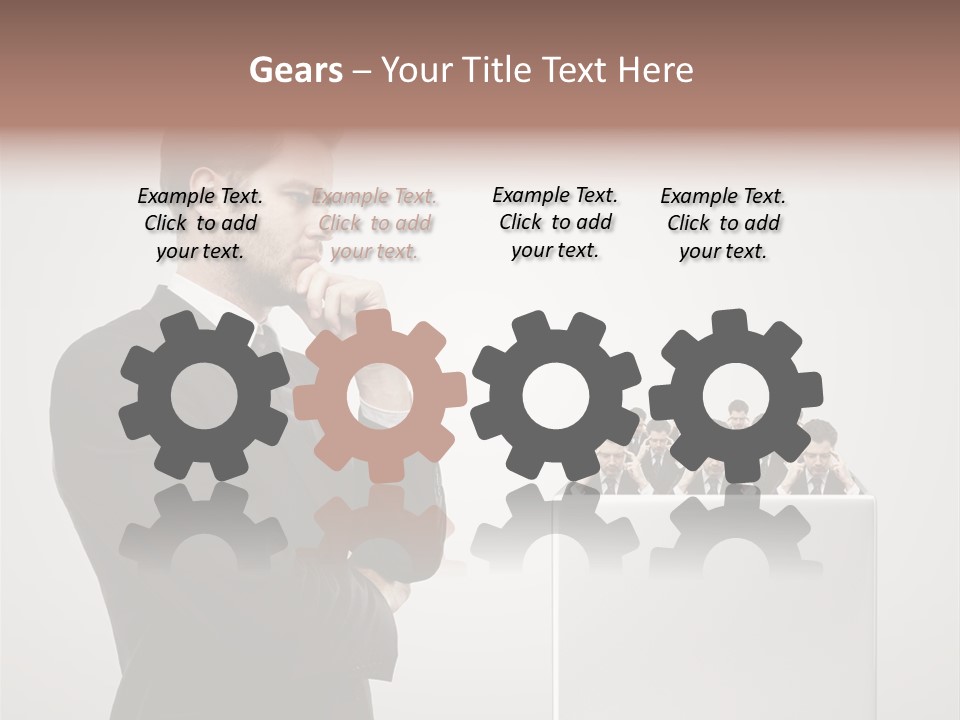 Face Mental Community PowerPoint Template