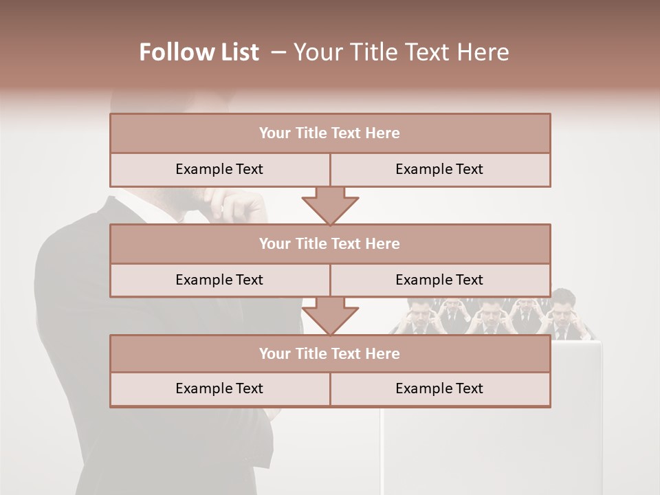 Face Mental Community PowerPoint Template