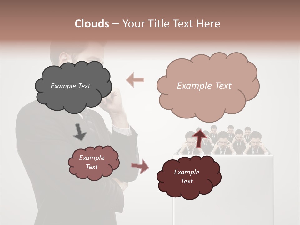 Face Mental Community PowerPoint Template