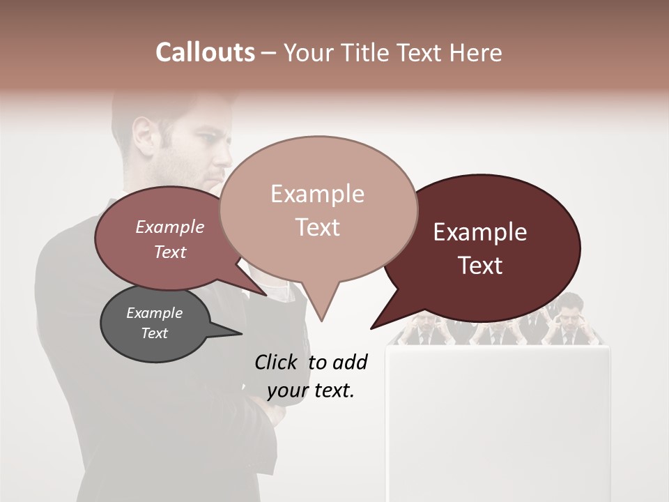 Face Mental Community PowerPoint Template