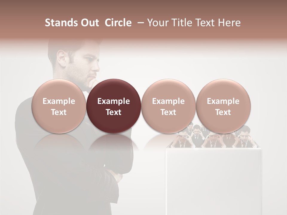 Face Mental Community PowerPoint Template