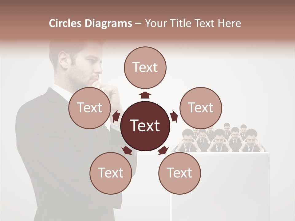 Face Mental Community PowerPoint Template