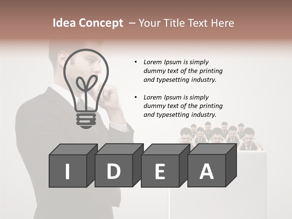 Face Mental Community PowerPoint Template