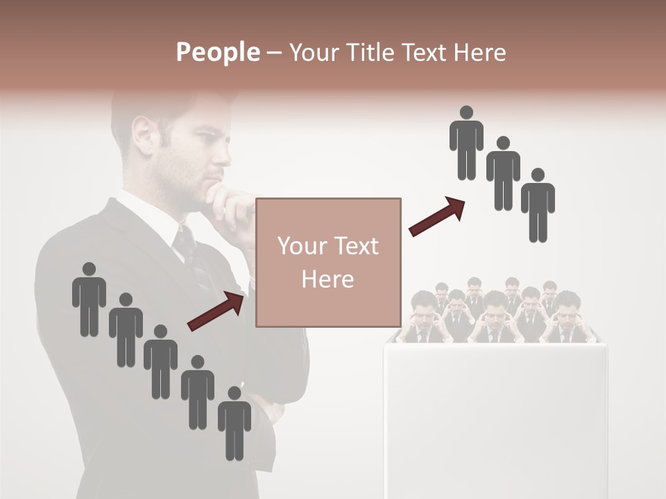 Face Mental Community PowerPoint Template