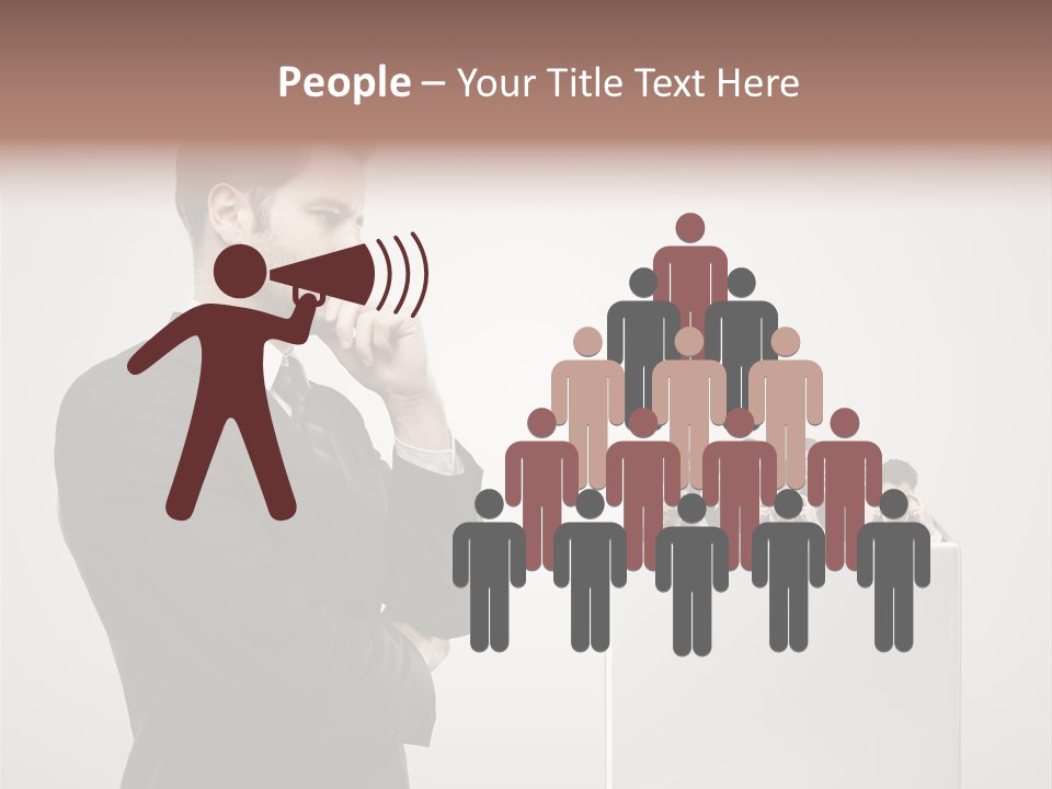 Face Mental Community PowerPoint Template