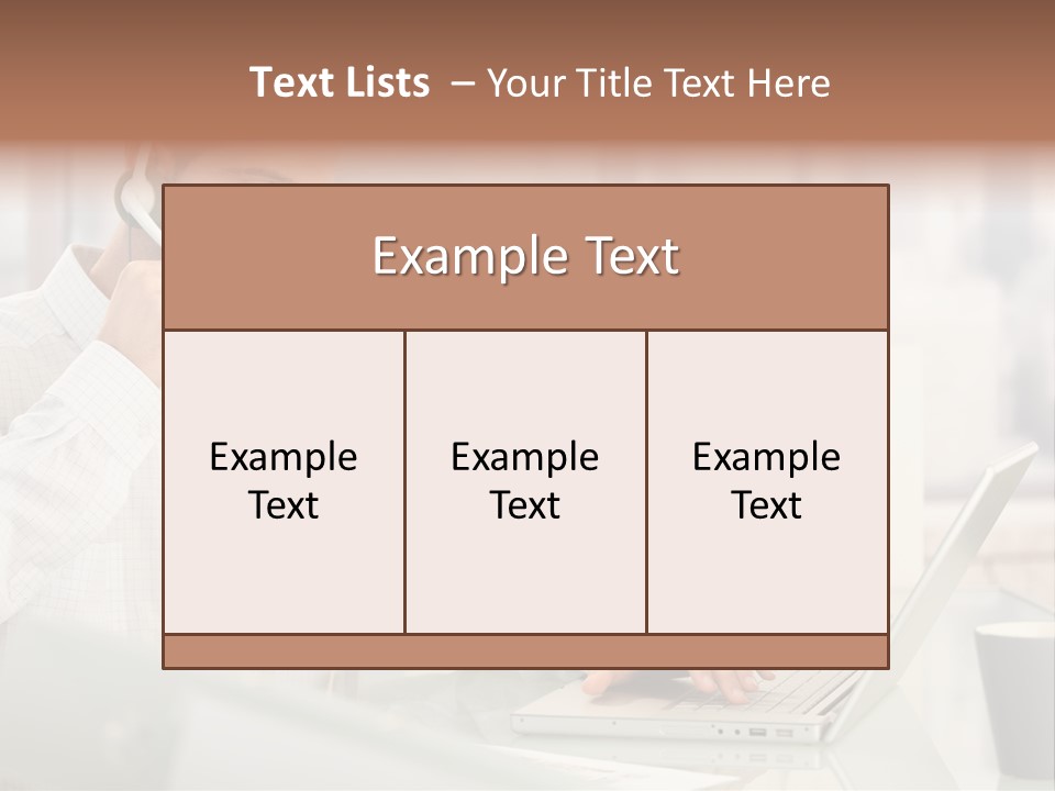 Stubbly Businesspeople Headset PowerPoint Template
