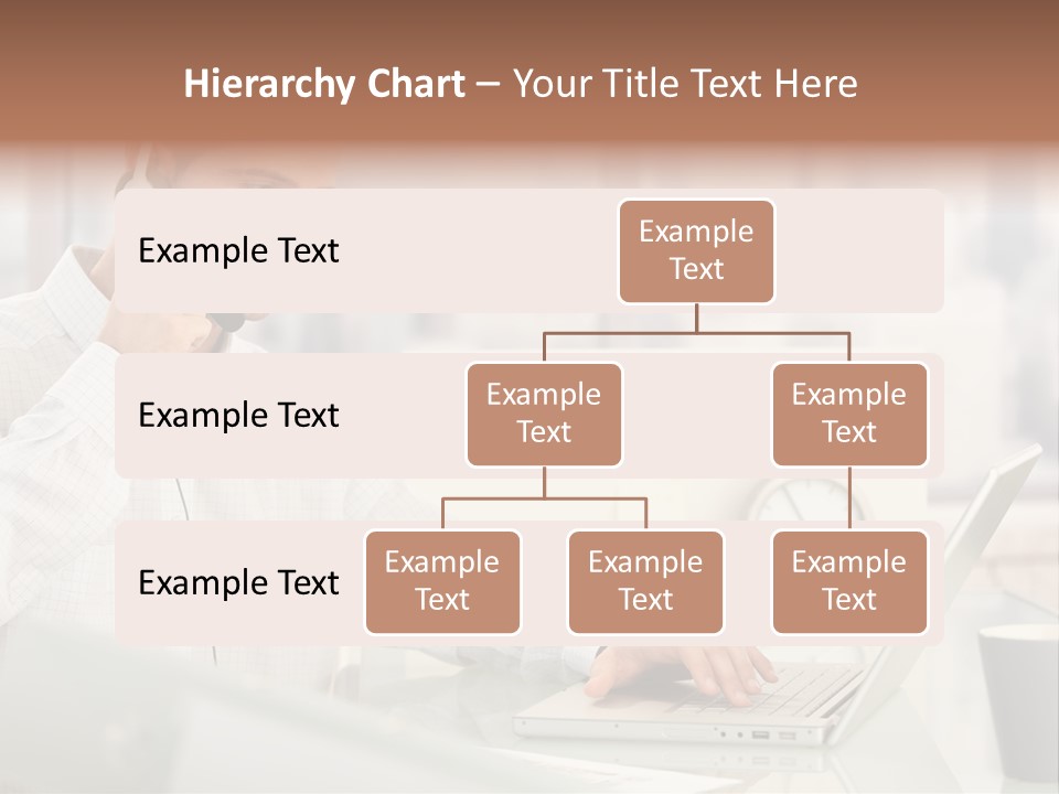 Stubbly Businesspeople Headset PowerPoint Template