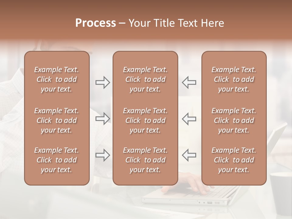 Stubbly Businesspeople Headset PowerPoint Template