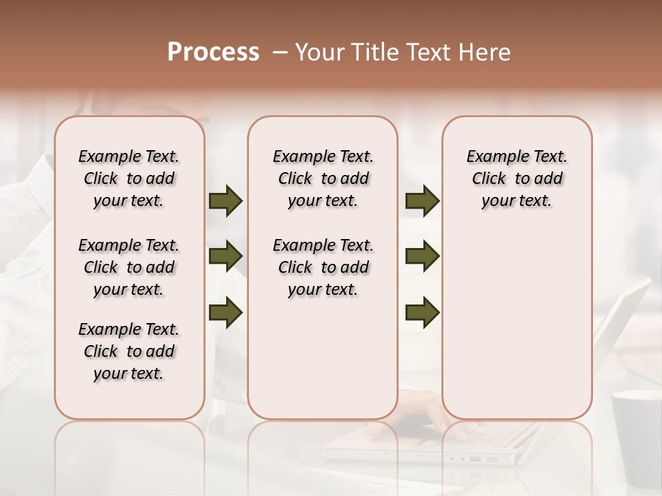 Stubbly Businesspeople Headset PowerPoint Template