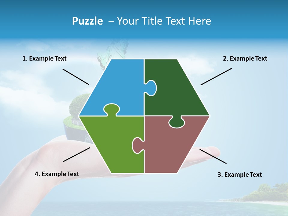 Ecology Spring Electricity PowerPoint Template