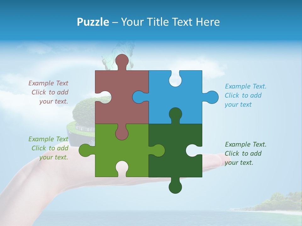 Ecology Spring Electricity PowerPoint Template