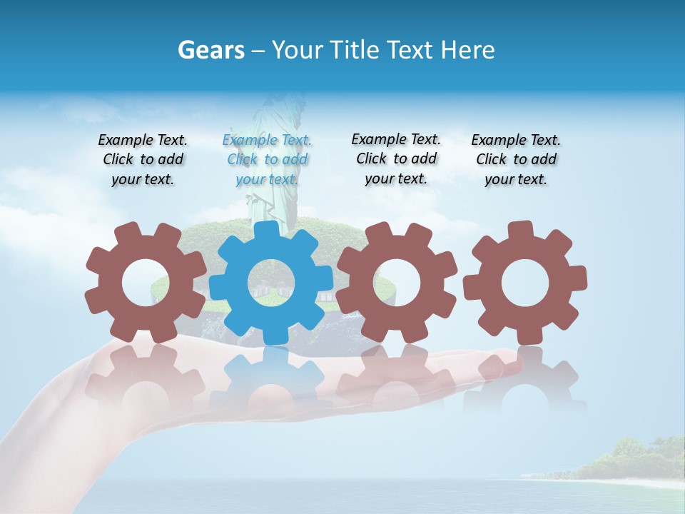 Ecology Spring Electricity PowerPoint Template